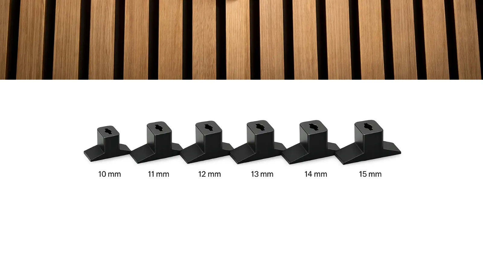 Akupanel clip – selecteer je tussenruimte