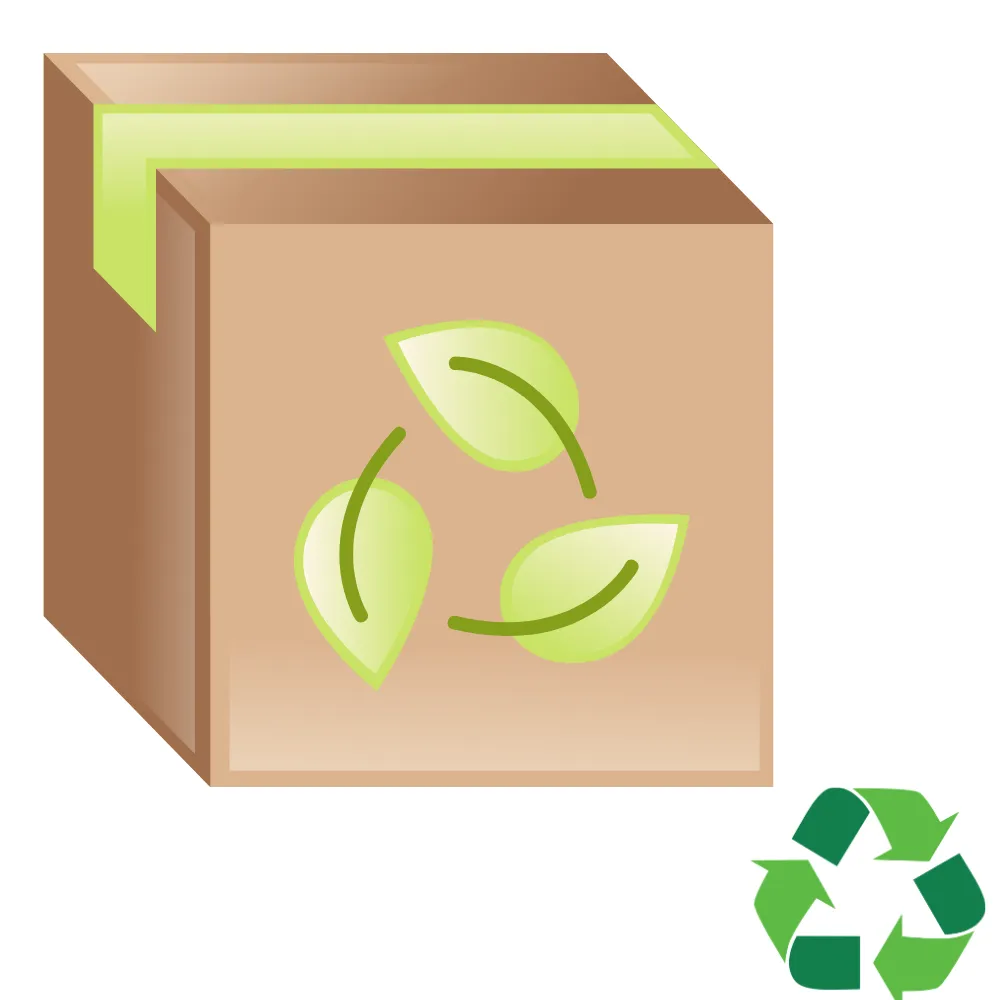 Duurzame, compacte en recyclebare verpakking